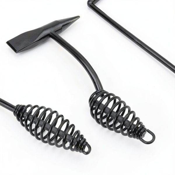 Welding Hammer Hynade 9.5in Coil Spring Handle with Wire Brush Set-1