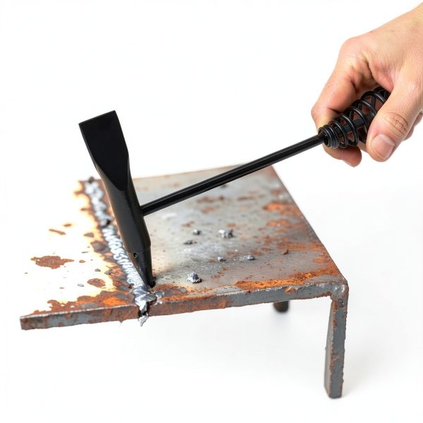 Chipping Hammer and Wire Brush Set - 10.6 in Heavy Duty Welding Hammer-3