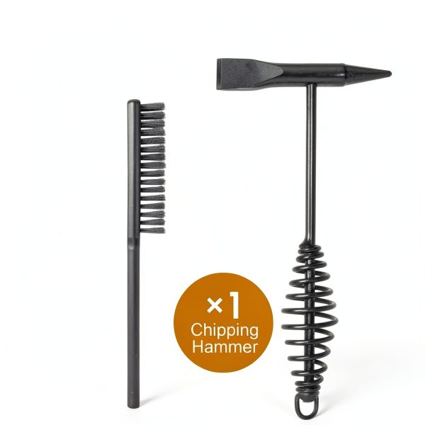 Chipping Hammer and Wire Brush Set - 10.6 in Heavy Duty Welding Hammer-6