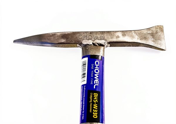 CHOWEL BHS-W330 Welding Chipping Hammer – 13 oz Lightweight Forged Steel Slag & Spatter Removal Tool with Shock-Reduction Rubber Grip for Welders & Metal Fabricators-2
