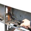 Welding Accessories,6pc,Chipping Hammer 10.5",Leather Welding Gloves 13.5",6-in-1 Welpers Pliers 8",Wire Brush 11",Welding Magnet 50LB-1
