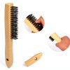 2 Pack Welding Chipping Hammer and Wire Brush Set by PEASUG - 11"-2