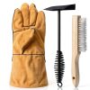 Rustark Welding Slag Removal Kit - 3 Pack with 10in Hammer, Wire Brush-0