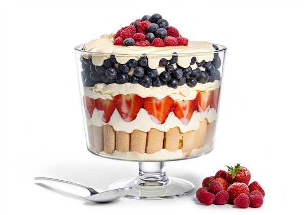 Ravenhead 41.612 Entertain 20cm Footed Trifle Bowl - Modern Glass-1