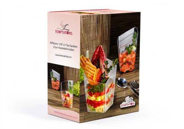 Fineline Settings Tiny Trifle Dessert Cup, 2.2 oz, Clear-4