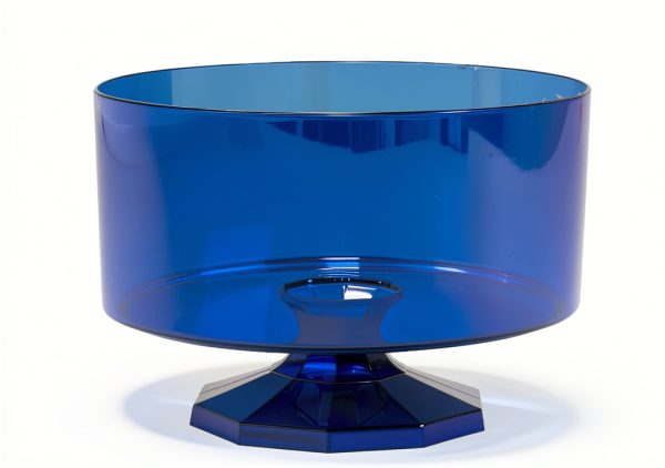 Simply Elegant Plastic Trifle Pedestal Container 4.5" Royal Blue-1