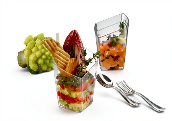 Fineline Settings Tiny Trifle Dessert Cup, 2.2 oz, Clear-2