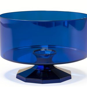 Simply Elegant Plastic Trifle Pedestal Container 4.5" Royal Blue-0